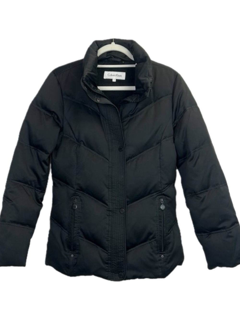 Calvin Klein Women’s Down Puffer Black Jacket